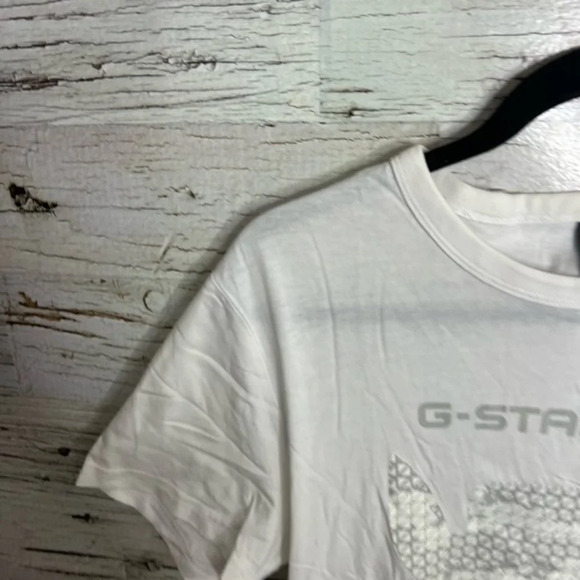 G - Star Raw men's T-shirt white size small - Picture 3 of 8